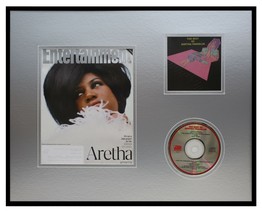 Aretha Franklin Framed 16x20 Best Of CD &amp; 2018 Entertainment Weekly Display - $79.19