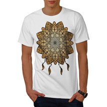 Wellcoda Mandala Yoga Mens T-shirt, Spiritual Graphic Design Printed Tee - £14.63 GBP+