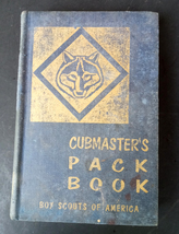 Vintage 1956 Cubmaster&#39;s Pack Book Hard Cover BSA Cub Scout Boy Scouts A... - $17.70