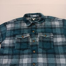 Dip RN#29360 Women's Green Flannel Plaid Button Up Fleece Shirt Jacket Size 2X image 13