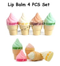Italia Deluxe Scoop Me Up Icy Lip Balm 4 PCS Set - £6.46 GBP