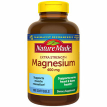 Nature Made Extra Strength Magnesium 400 mg., 180 Softgels - £25.94 GBP