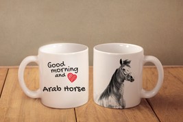 Arabian, Arab horse -mug with a horse and description:&quot;Good morning and ... - £11.87 GBP