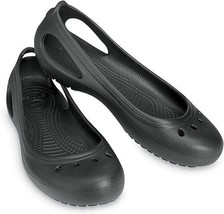 Crocs Kadee Flats Womens 11 Black 11215-060 NEW - £23.25 GBP