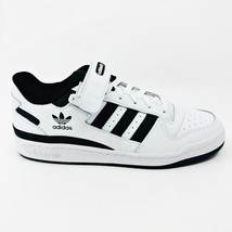 Adidas Originals Forum Low White Black Mens Casual Sneakers - £58.97 GBP