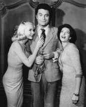 The Beverly Hillbillies TV Max Baer in suit with two girls 8x10 inch photo - £7.70 GBP