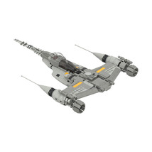 Din Djarin&#39;s N-1 Starfighter Model Building Blocks Set 603pcs MOC Brick ... - £38.93 GBP