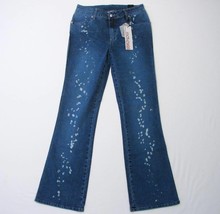 Makaveli Stretch Distressed Blue Denim Jeans Girls Size 14 Waist 28 NWT  $42 - £23.60 GBP
