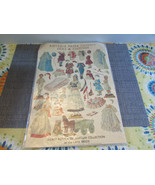 MERRIMACK PUBLISHING ANTIQUE PAPER CUTOUT DOLL &amp; CLOTHES MUSEUM COLLECTION - $3.91
