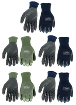 5 Pair Nitrile Garden Gloves, Medium - £16.82 GBP