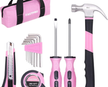 Gifts for Wife from Husband, 14-Piece Pink Tool Kit, Hand Tool Set for W... - $36.77