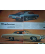 Chevrolet ‘68 Impala Coupes 2 Page Print Magazine Advertisement  1967 - $168.15 MXN
