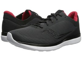 Saucony Men&#39;s Liteform Escape Running Shoes, S40018-1, Black\Charcoal, US 7.5 - £36.61 GBP