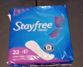 Stayfree Classic Super Long Pads, (22 count each)(ZZ32) - £11.67 GBP
