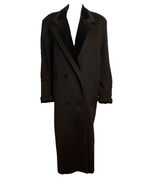 Vintage Women&#39;s Barrie Pace Ltd Wool Coat Black Size 12 - $1,223.59 MXN