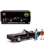 Classic TV Series Batmobile with Working Lights, and Diecast Batman and ... - £71.16 GBP
