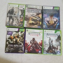 Steel Battalion, Chrome Hounds,Assasins Creed 2 &amp; 3,Fable,Crysis 2, XBOX 360 - £19.14 GBP