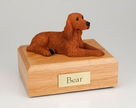 Irish Setter Stand Pet Cremation Urn, Available in 3 Different Colors &amp; 4 Sizes - £136.21 GBP+