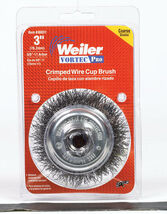 Weiler Vortec Pro 3 in. D X 5/8-11 in. Crimped Wire Cup Brush 14000 rpm - $19.95