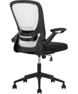Office Chair Desk Chair Computer Chair with Lumbar Support Flip-up Arms,... - £61.62 GBP