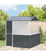 vidaXL Bird Cage Anthracite 215x78x200 cm Galvanised Steel - $23,448.55 MXN