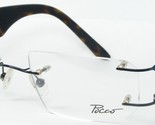 Vintage LOCCO Tardona C.2 BLACK /TORTOISE UNIQUE RARE EYEGLASSES 51-20-1... - $135.42