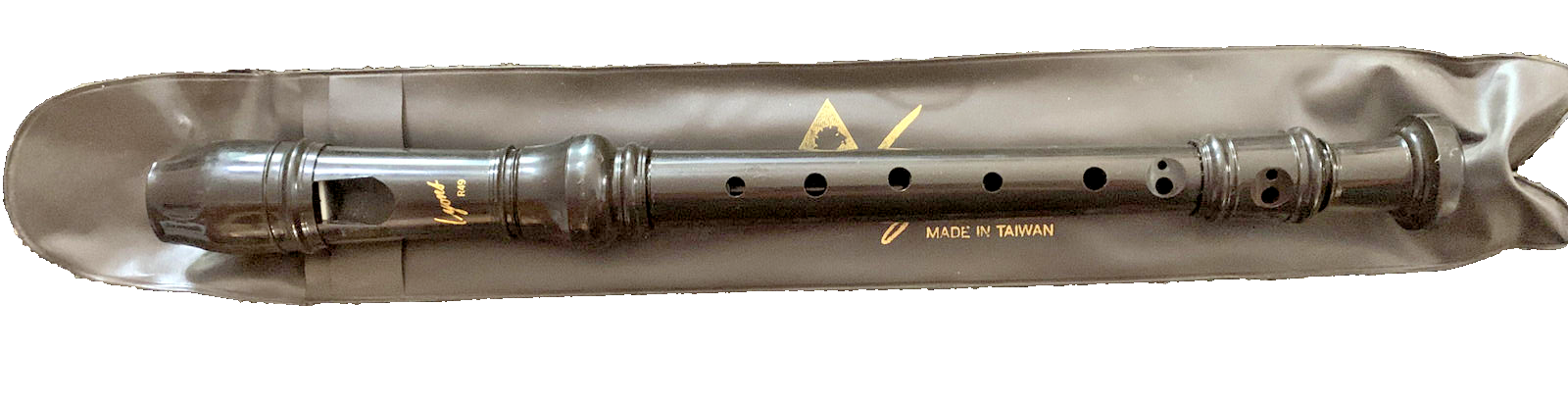 Lyons Brand Recorder Flute BLACK R49 Flutaphone w clear case MUSICAL INS... - $7.80