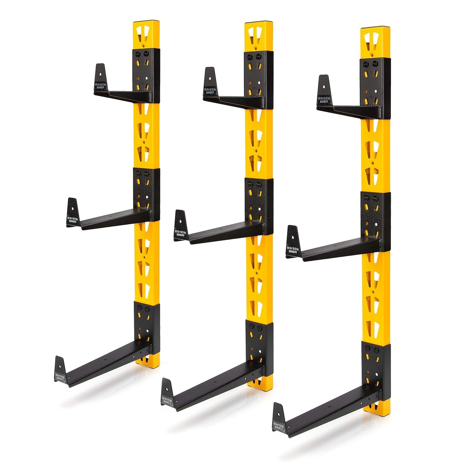 Primary image for Dewalt 3-Piece Wall Mount Cantilever Wood and Lumber Storage Rack for Workshop S