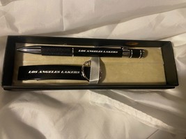 Los Angeles Lakers Writing Metal Pen and Beer Opener in Collector Gift B... - $16.72