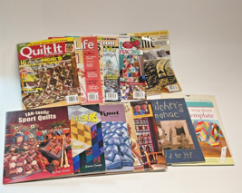 LOT Quilting Books &amp; Magazines ~ Sports, Illusion, Christmas Americana P... - $12.39