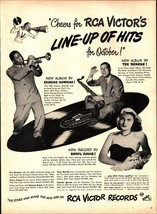 1947 RCA Victor Records Vintage Print Ad The line up of Hits  Beryl Davis d1 - $25.05