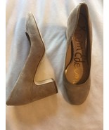Sam Edelman JUNIE Round Toe Suede Pump Heel BEIGE SZ 9.5 - €76,28 EUR Sam Edelman JUNIE Round Toe Suede Pump Heel BEIGE SZ 9.5 - €76,28 EUR