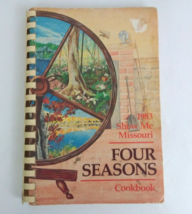 Vintage 1983 Show Me Missouri Four Seasons Cookbook Spiralbound Paperback - £9.29 GBP