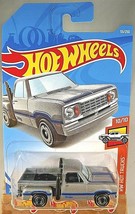 2019 Hot Wheels #55 Hot Trucks 1978 Dodge Li&#39;l Red Express Truck Gray Variant - £5.56 GBP