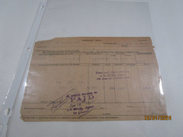 Th Wabash Railroad Co Bill Of Ladings 2 Pc 1912 Radiators - $35.00