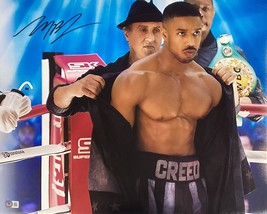 Michael B Jordan Signiert 16x20 Creed Film Foto W / Sylvester Stallone Bas ITP - £191.58 GBP