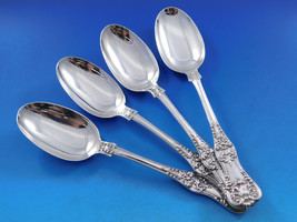 English King by Tiffany and Co Sterling Silver Serving Spoon Set 4 pcs 8... - $668.25