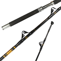 Saltwater Offshore Trolling Rod Heavy Big Game Roller Guider Boat Fishing Pole - £76.83 GBP+