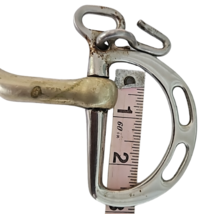 Uxeter Slotted Kimberwick English Horse Bit Stainless Copper 5" Mouth image 3