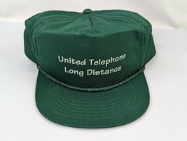 United Telephone Long Distance Green Snapback Cap Hat  - $16.95