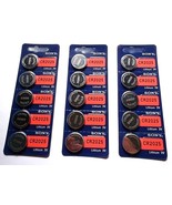 (15 pcs) Sony CR2025 Battery Lithium 3V Coin Cell Button Batteries EXP 2... - $19.95