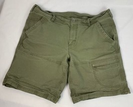 Marmot Shorts Hiking Outdoor Green Cotton Casual Trail Men’s 38 - £22.41 GBP