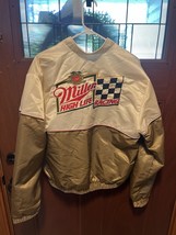 Miller High Life Racing Vintage Jacket Sheen Nice! Large Carlson - $2,774.09 MXN