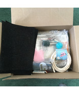 Large box mixed craft supplies lot embroidery sewing crochet wood metal - €17,15 EUR