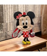 Disney Minnie Mouse Polka Dot Backpack Bag Purse, Big Head Plush 15&quot; Pos... - $20.74