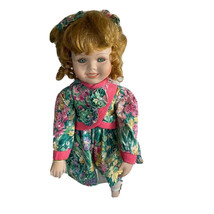 Goebel Betty Jane Carter Doll Bette Ball 18&quot; Musical Porcelain &quot;Peggy” 1993 - $17.48