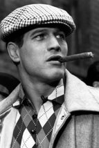 Paul Newman in Somebody Up There Likes Me iconic in cap and cigar 18x24 Poster - £19.82 GBP