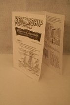 Battleship Command Pirates of the Caribbean Game Replacement Instructions 2006 - £6.37 GBP
