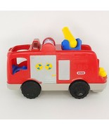 Fisher Price Little People Helping Others Fire Truck FMN98 Lights Sounds... - $12.86