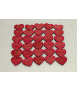 Sex Tokens 30pcs Couples Date Night Activity Wooden Red Heart Game for A... - $12.84